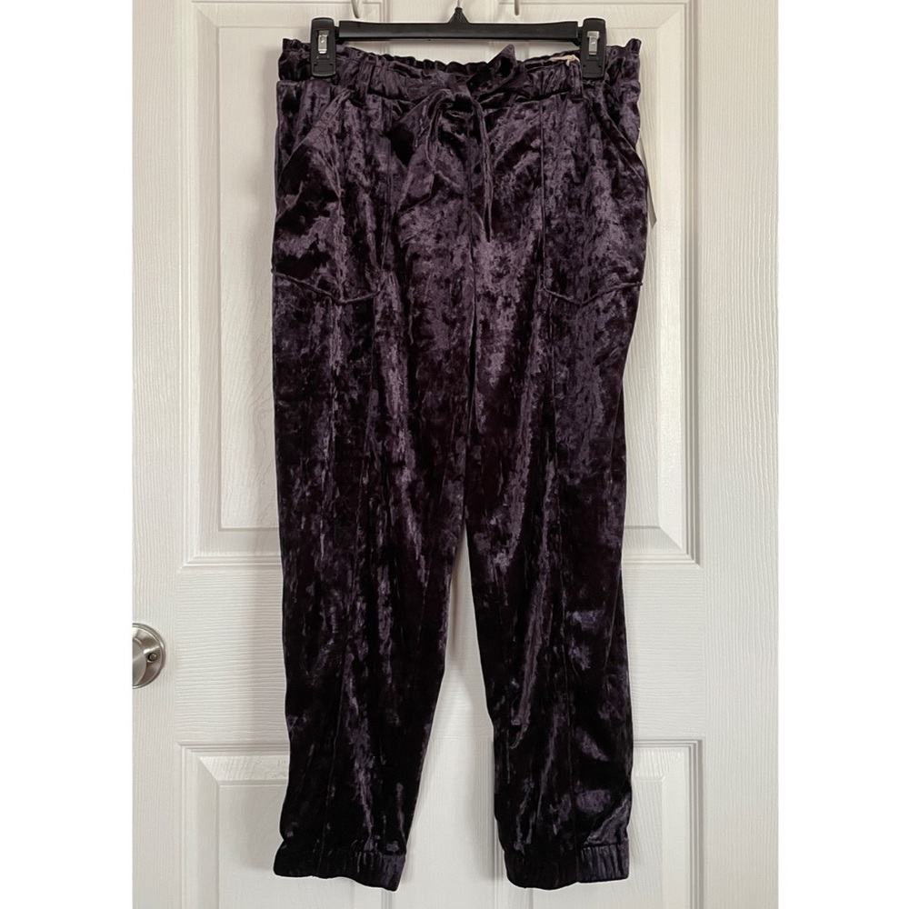 Jolt Crushed Velvet Joggers